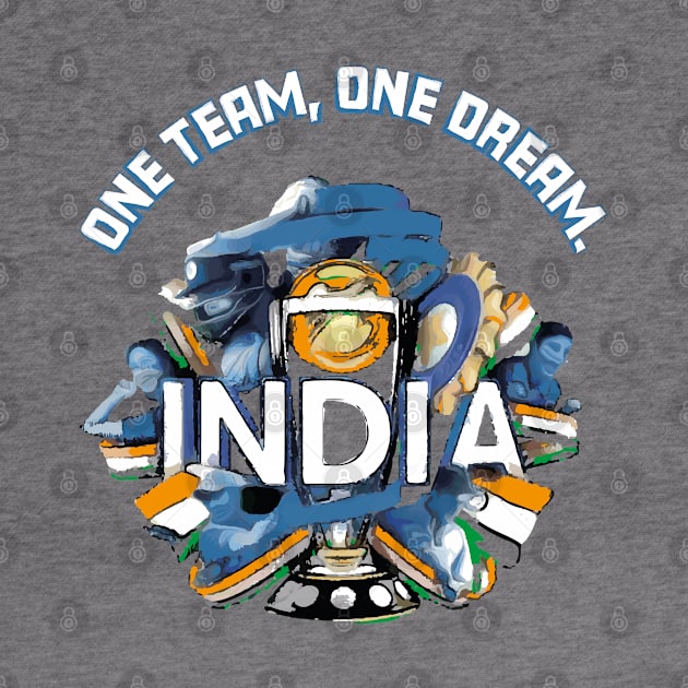 Fasbytes India Cricket Jersey Style World cup by FasBytes